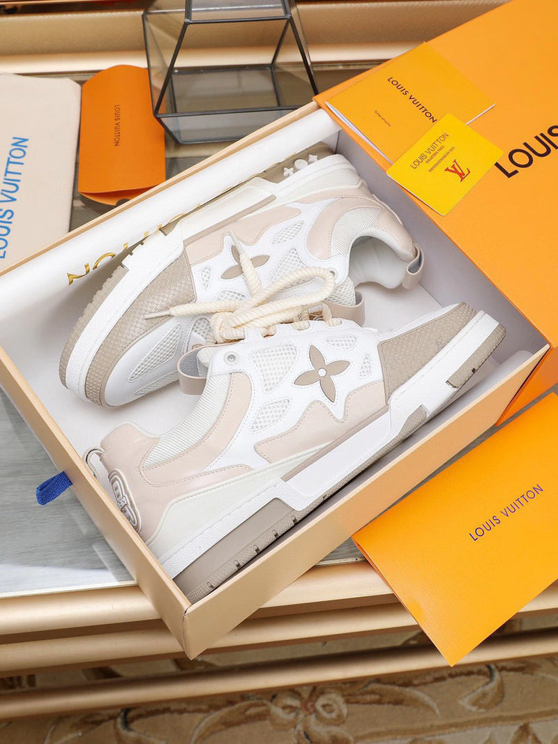 LV Skate - Beige White