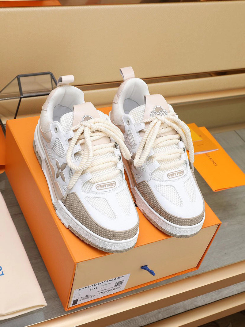 LV Skate - Beige White